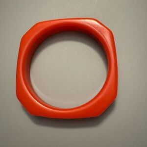 Bold Red Bakelite bangle gorgeous red color!